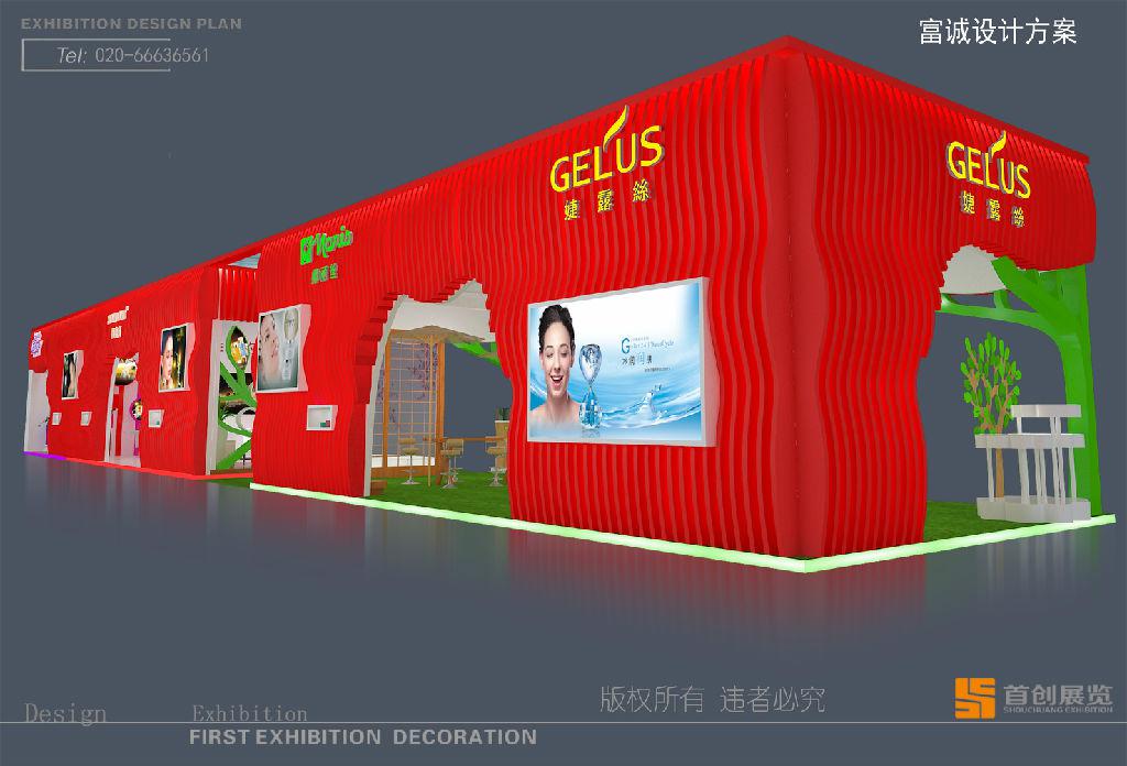 展臺搭建應(yīng)以人為本 展臺設(shè)計要達(dá)到信息傳播和廣告的目的(圖1)