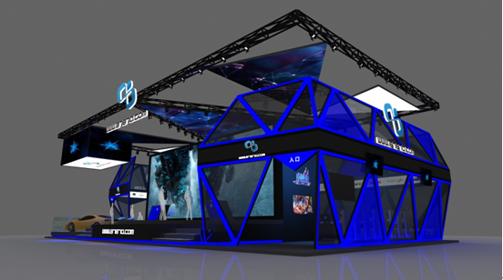 87870展臺設計神秘酷炫惹人遐想(圖2) 87870展臺設計照曝光 神秘酷炫惹人遐想