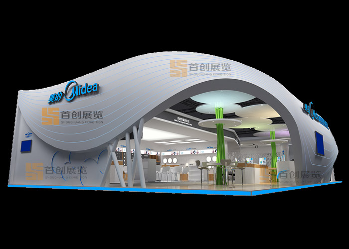 美的 展臺裝修(圖3) 美的 展臺裝修(圖3)